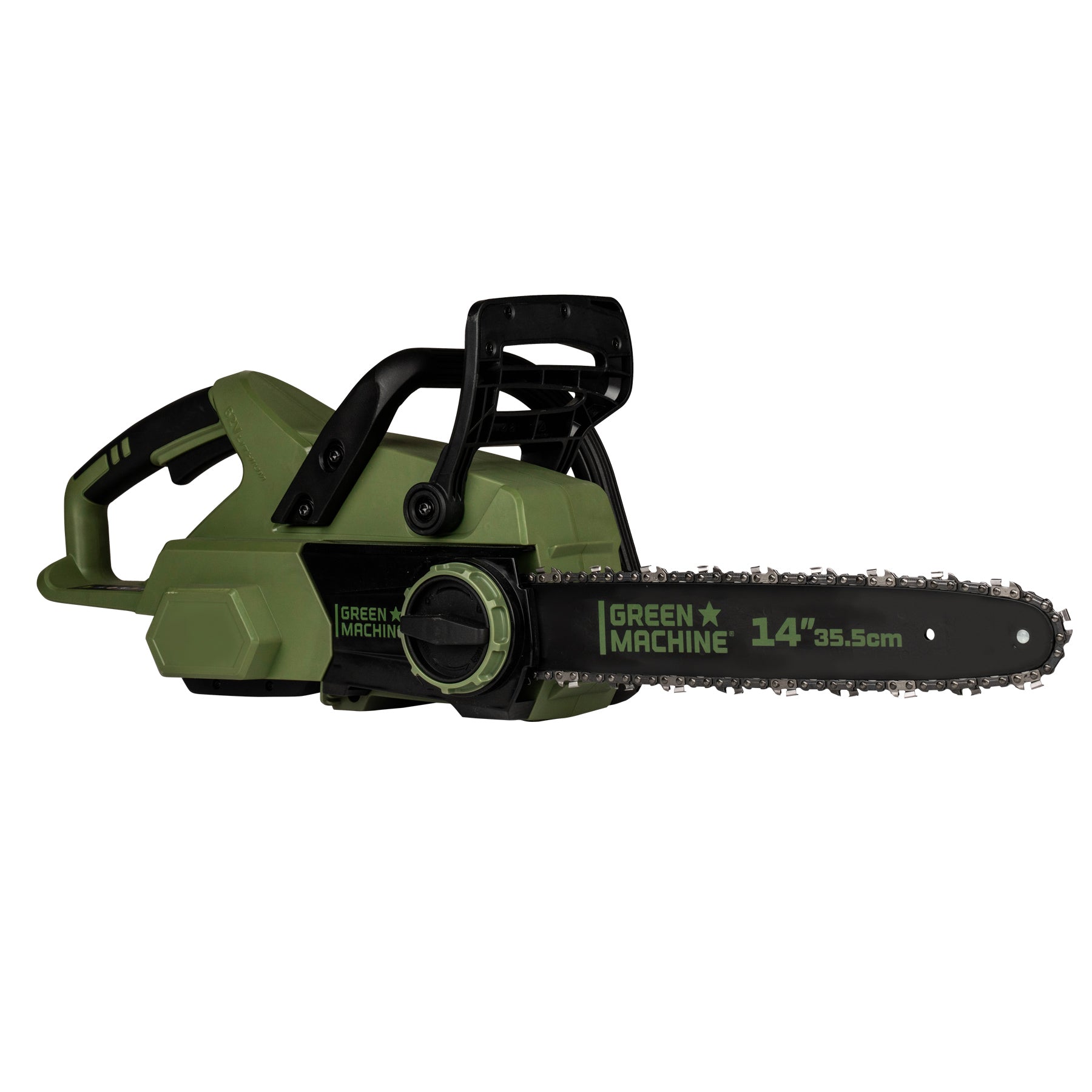 Green Machine 14 inch chainsaw.