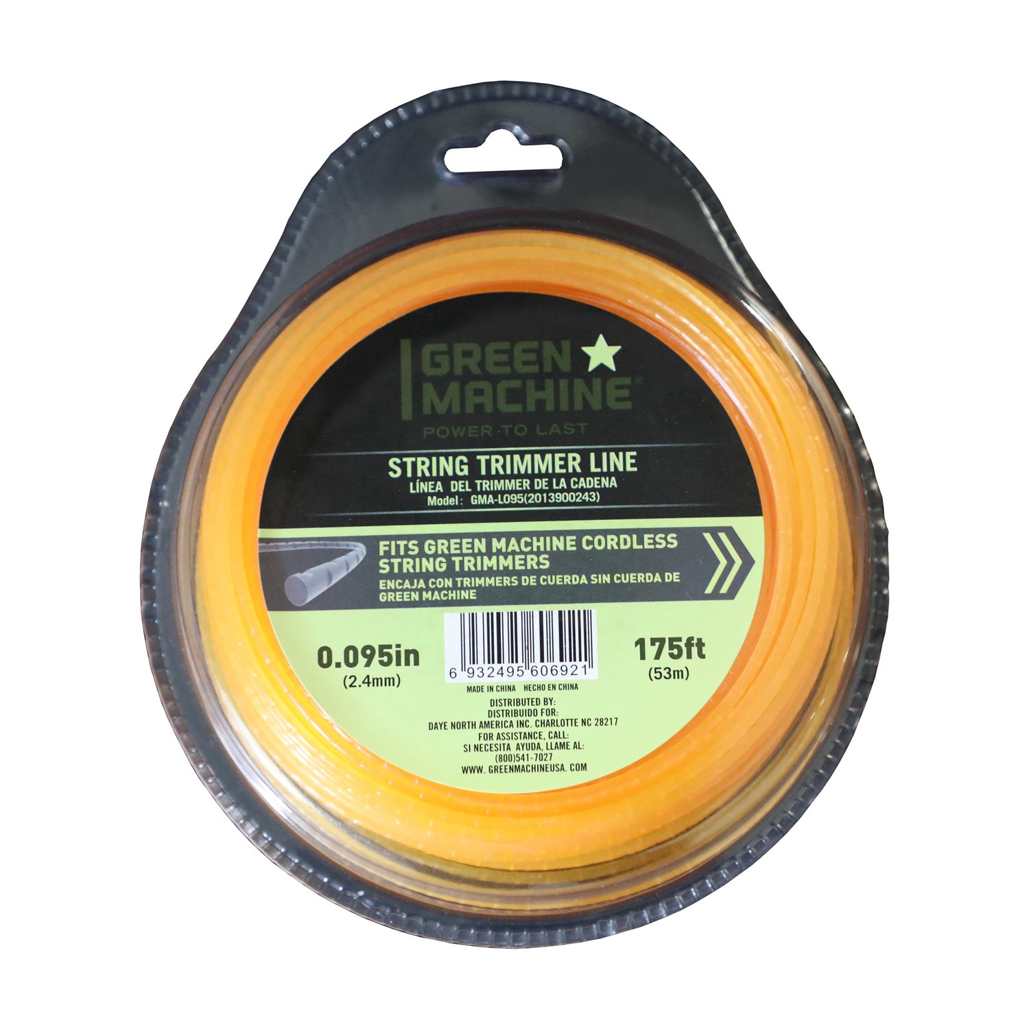 String Trimmer .095&quot; Line - 