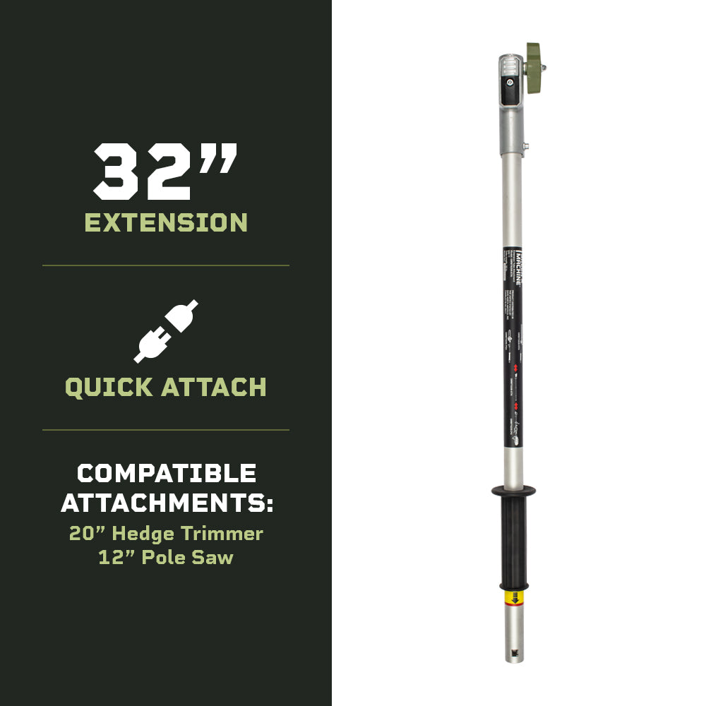 62V Multi-Tool 10 Pole Saw Attachment – Green Machine USA
