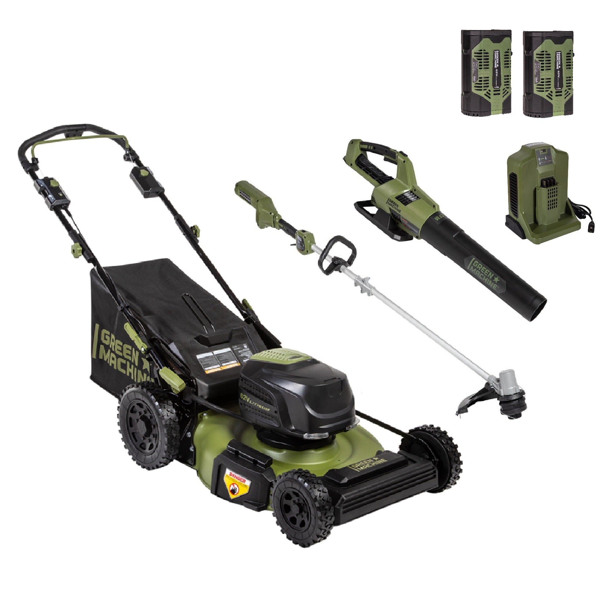 Mower trimmer blower combo sale