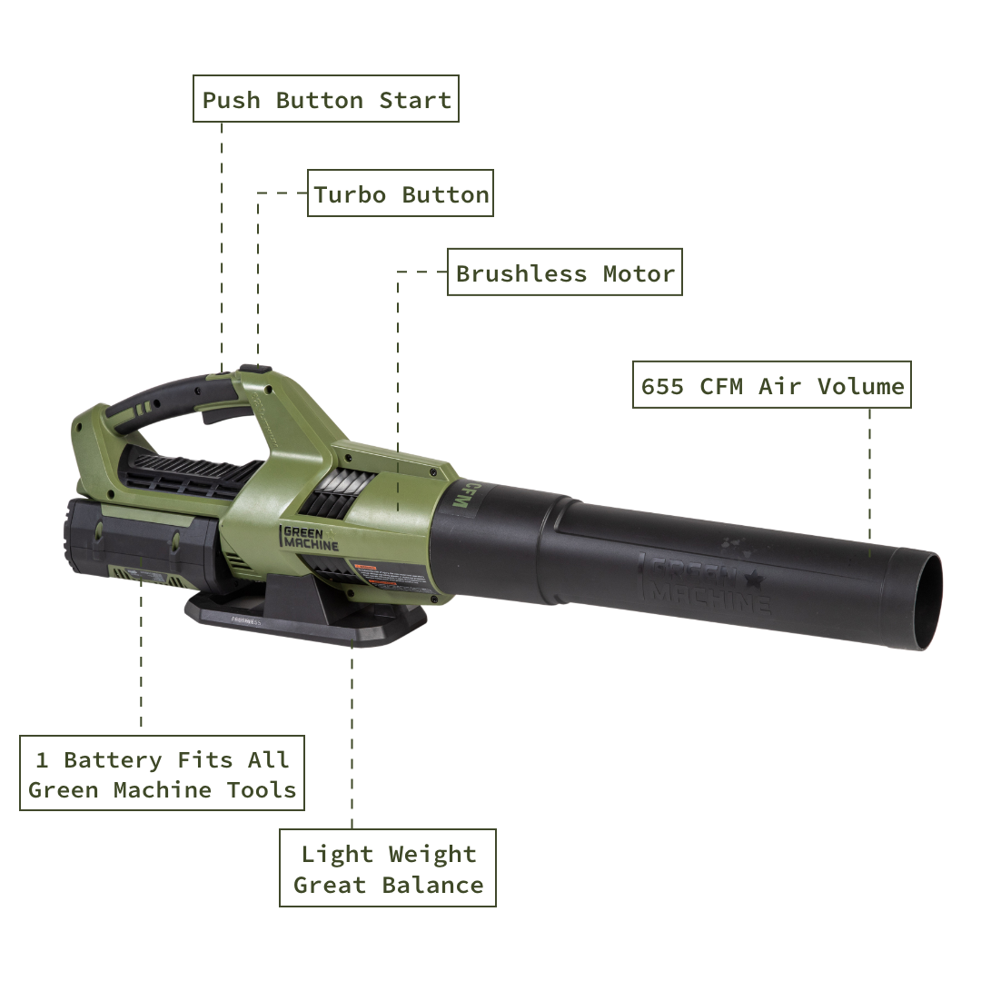 62V String Trimmer + Blower Combo Kit with 2.5 Ah Battery and Charger