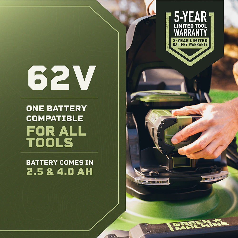 62V 2.5 Ah Battery