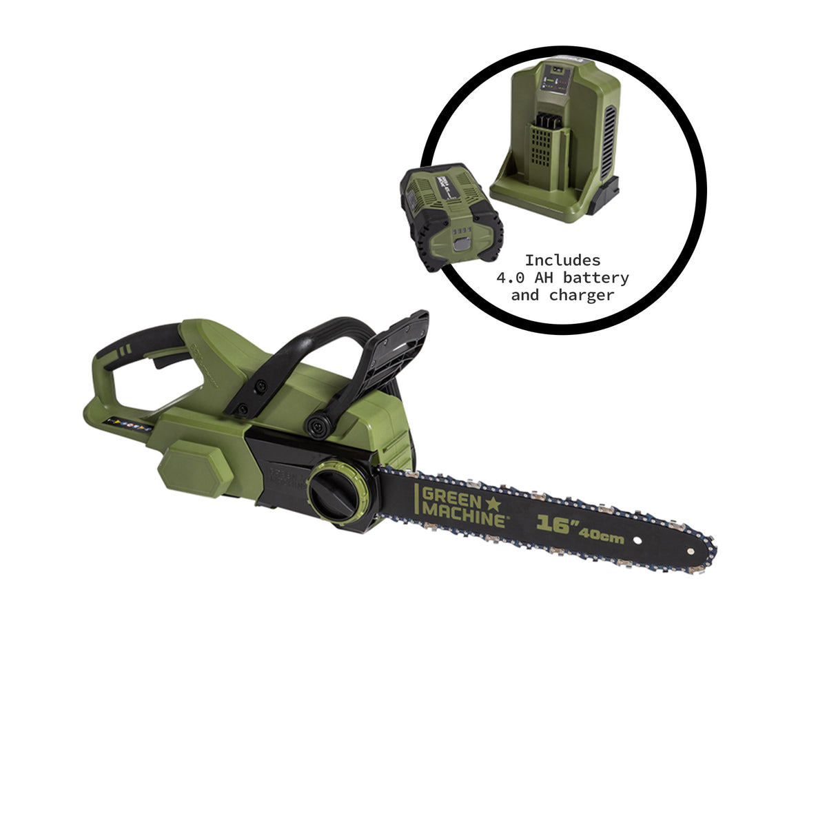 Chain Cutter Green 62V Cordless 16